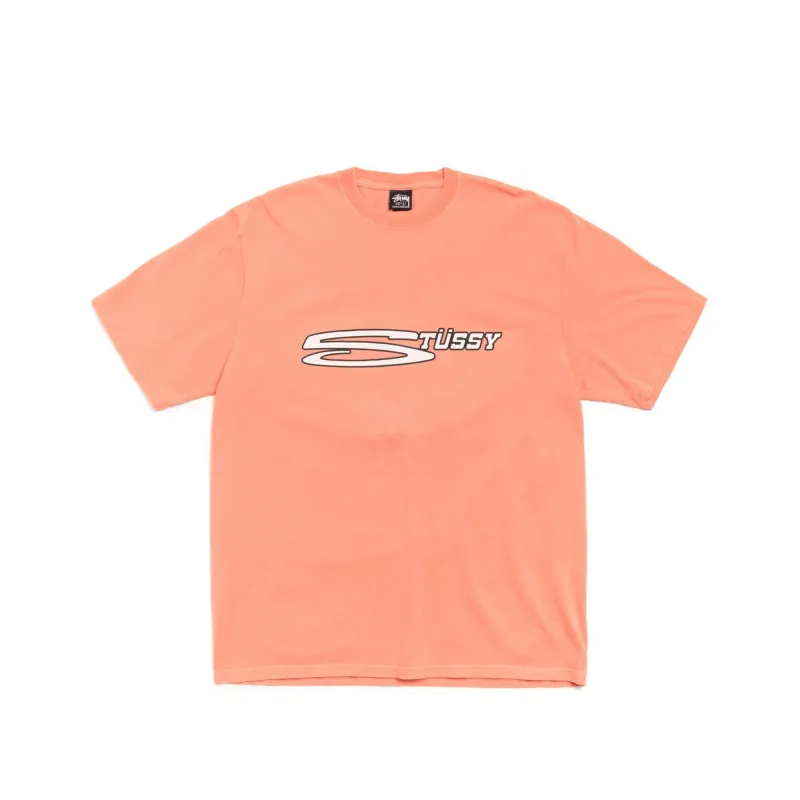 Stussy Stretch Pigment Dyed Tee 'Sherbert' sold by ROOTED