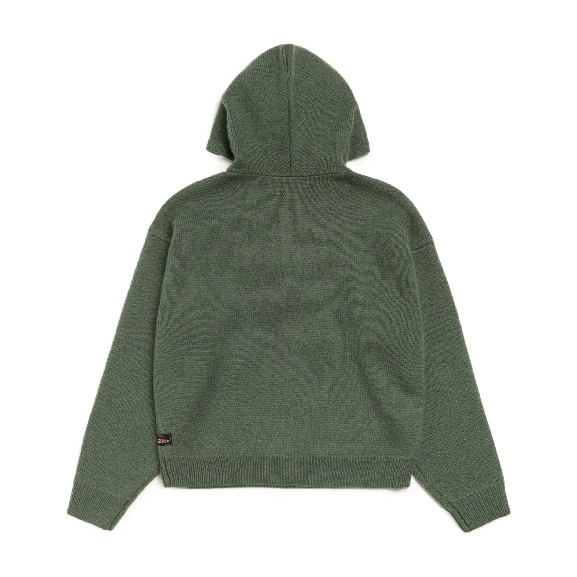 Stussy 1/4 Zip Hoodie 'Green' sold by ROOTED product image thumbnail 2
