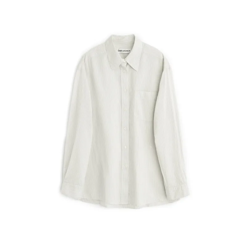 Our Legacy Above Shirt 'Index Stripe' sold by ROOTED