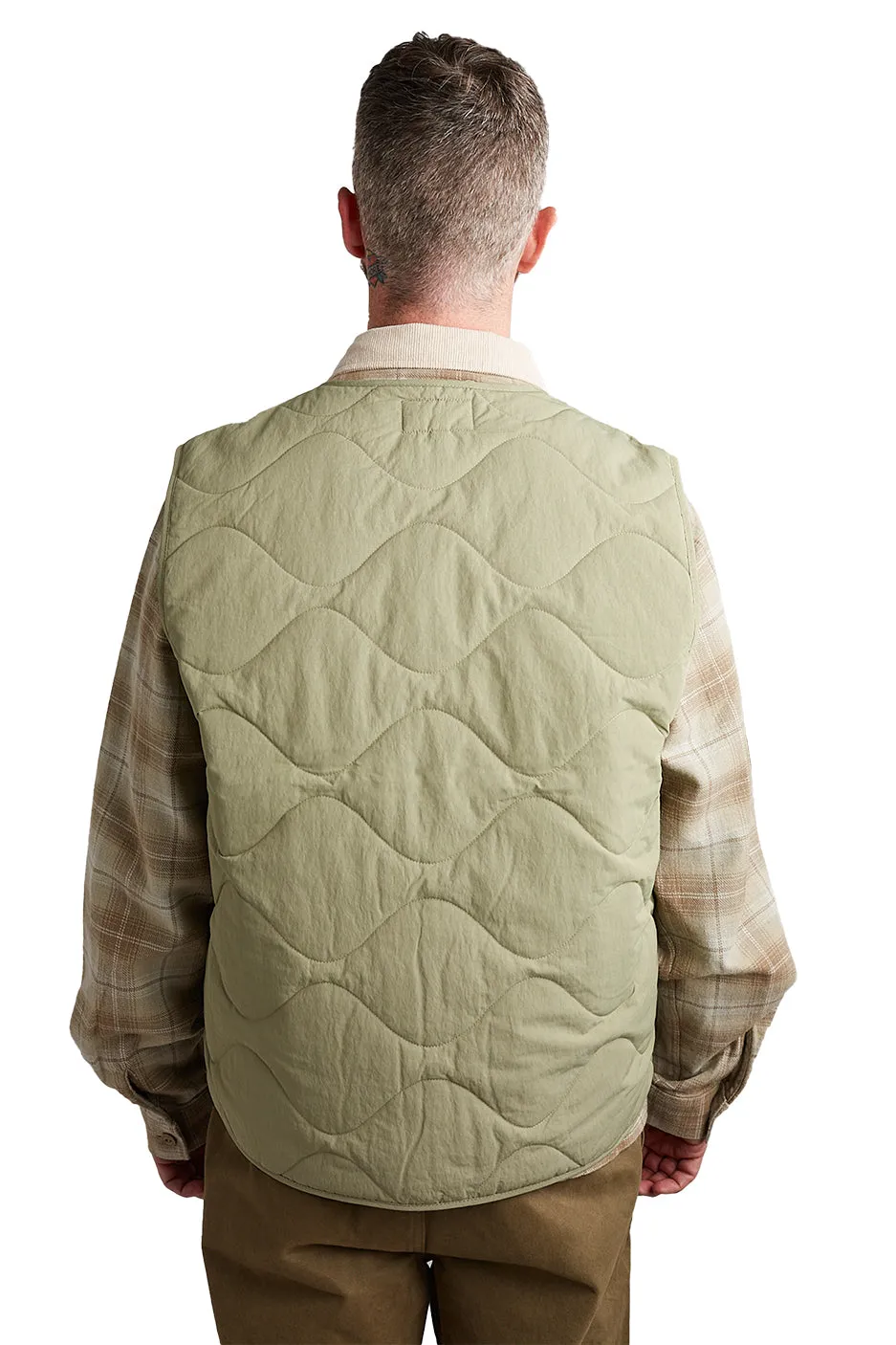 Stussy Recycled Nylon Liner Vest 'Coyote' sold by ROOTED product image thumbnail 3