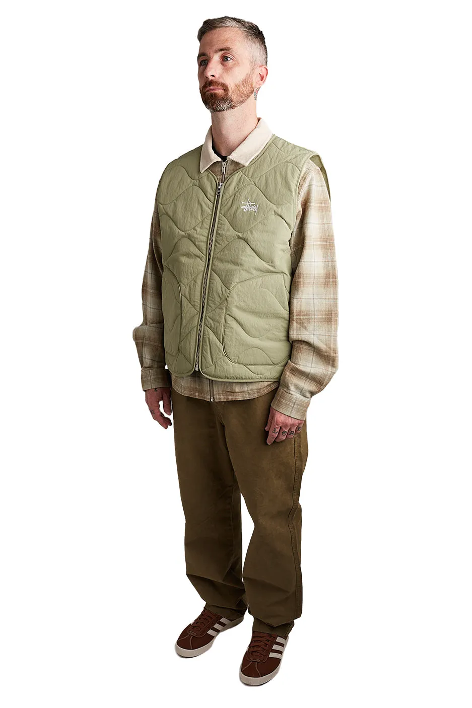 Stussy Recycled Nylon Liner Vest 'Coyote' sold by ROOTED product image thumbnail 2