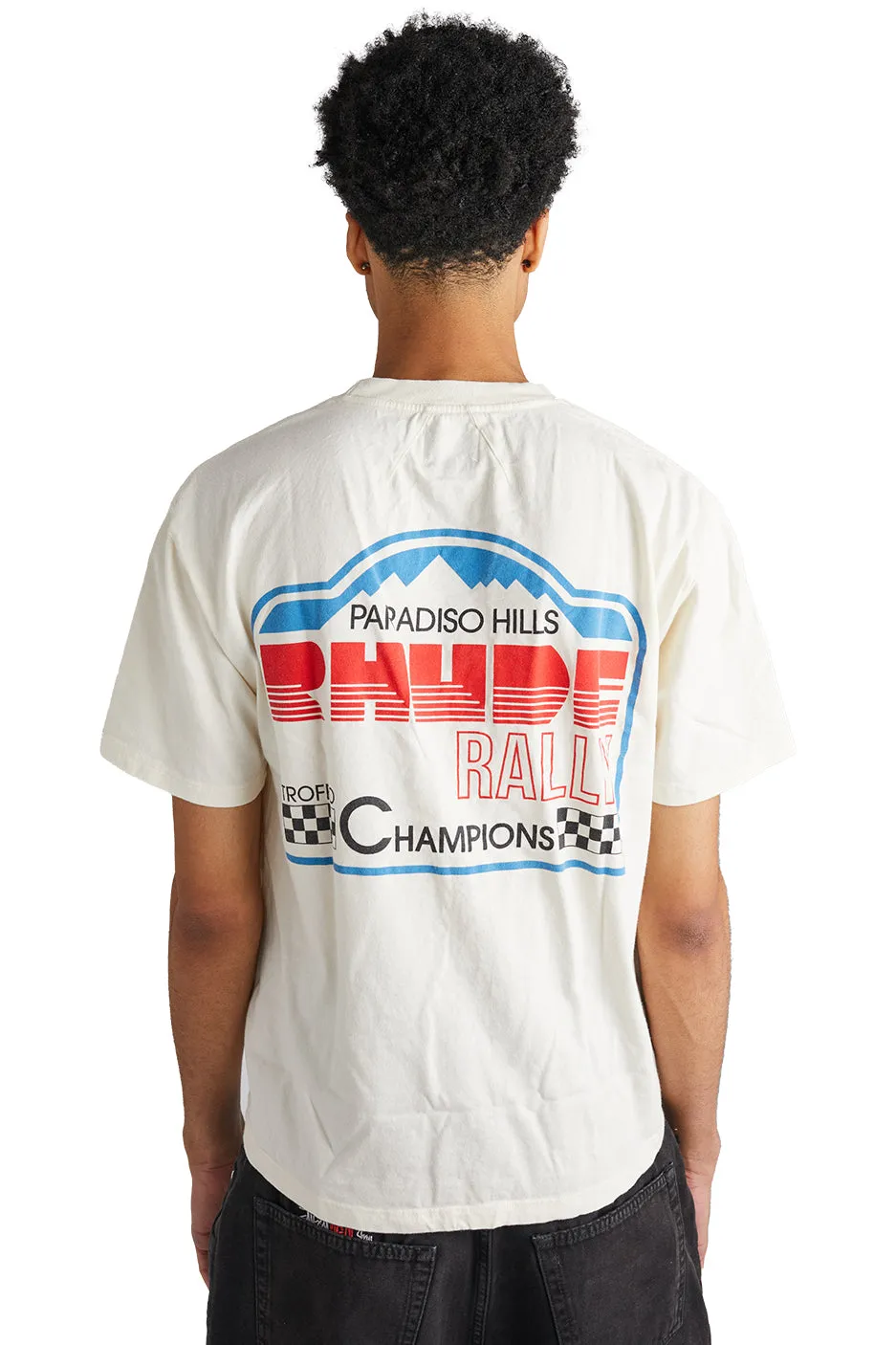 Rhude Paradiso Rally Tee 'VTG White' sold by ROOTED product image thumbnail 3