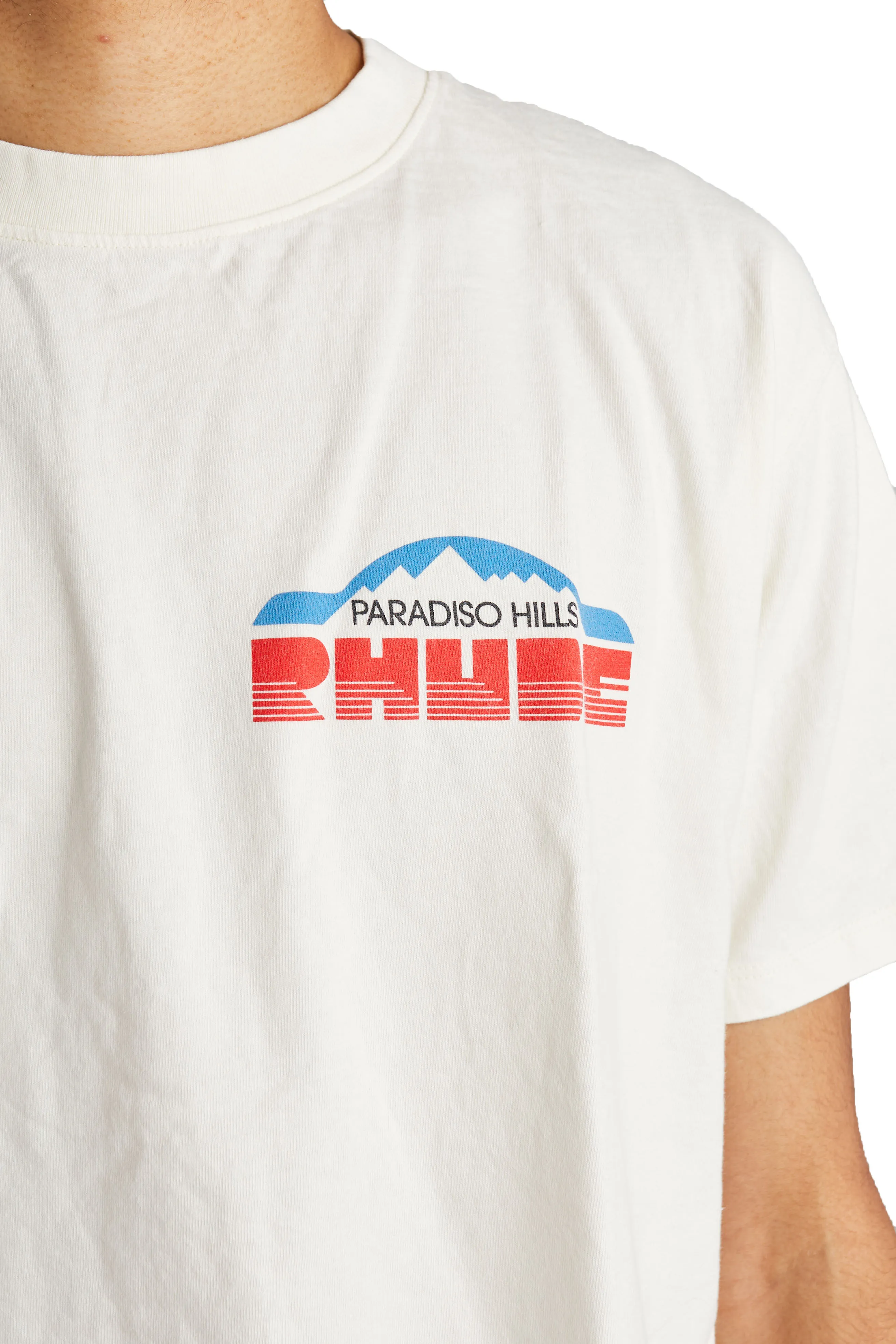Rhude Paradiso Rally Tee 'VTG White' sold by ROOTED product image thumbnail 4