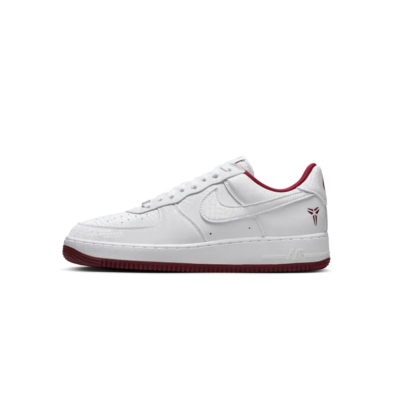 Nike Kobe Air Force 1 'White/Team Red' made by Nike