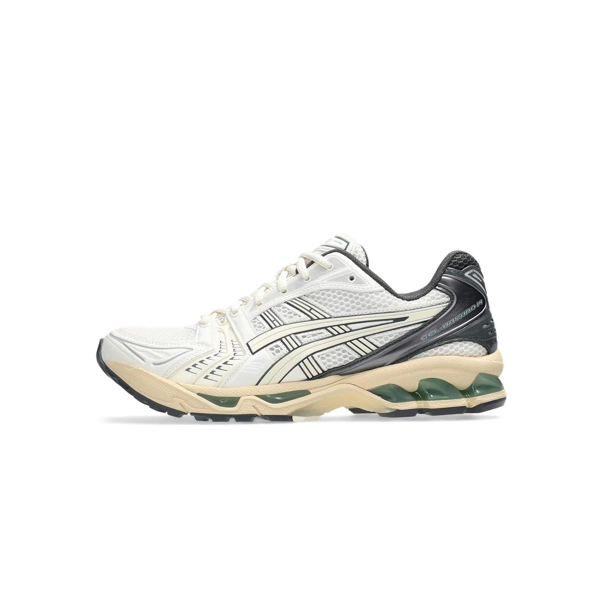 Asics Gel-Kayano 14 'Cream/Obsidian Grey' sold by ROOTED