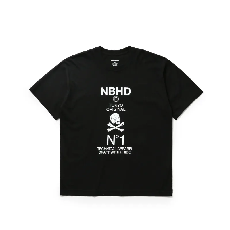Neighborhood SS Tee 8 'Black' made by Neighborhood