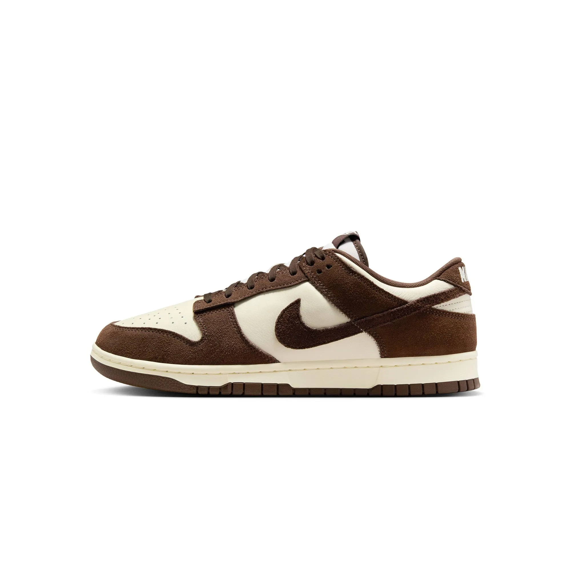 Nike Dunk Low Retro SE Leather/Suede 'Pale Ivory/Baroque Brown' sold by ROOTED
