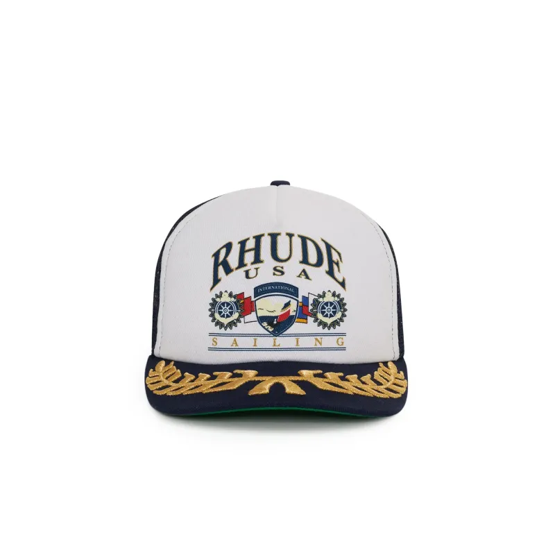 Rhude USA Sailing Icon Hat 'Navy' made by Rhude