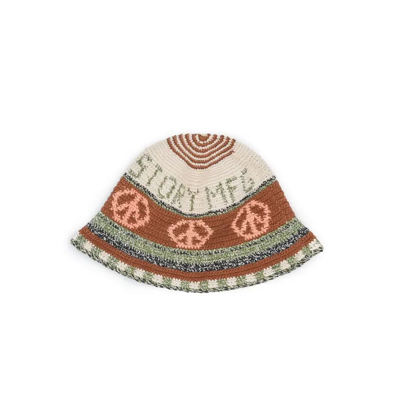 Story Mfg Brew Hat 'Pink Peace' made by Story Mfg.