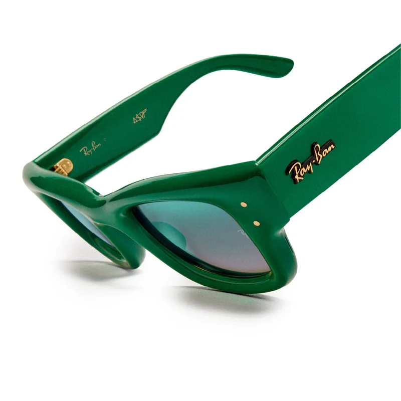 Ray-Ban x A$AP Wayfarer Puffer 'Green/Brown Mirror' made by Ray-Ban