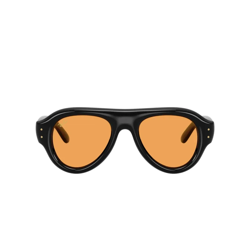 Ray-Ban x A$AP Rocky Aviator Puffer 'Black/Orange' made by Ray-Ban