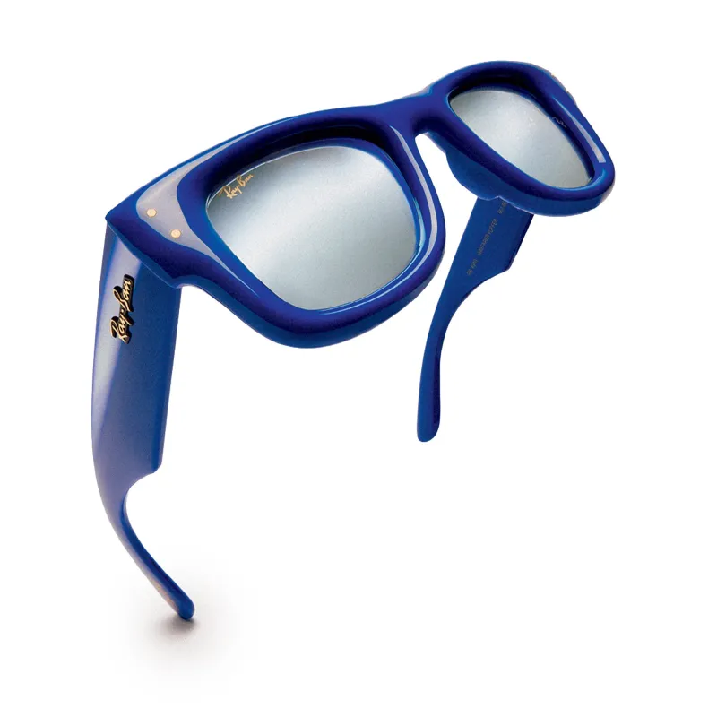 Ray-Ban x A$AP Wayfarer Puffer 'Blue/Green Mirror' made by Ray-Ban