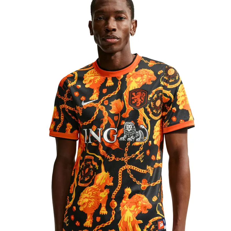 Nike x Patta Academy Pro Short-Sleeve Soccer Top 'Black/White' made by Nike