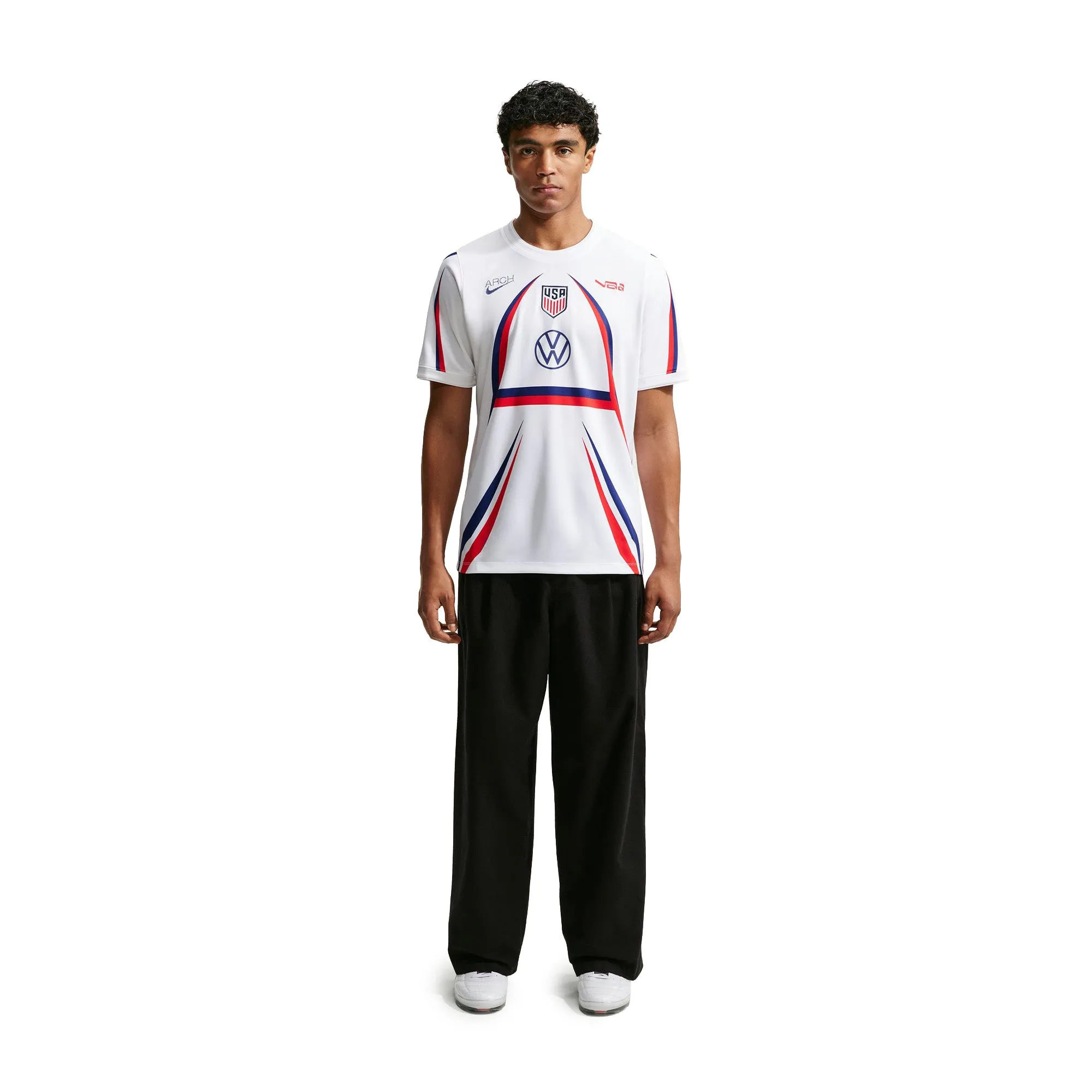 Nike x V.A.A. Academy Pro Short-Sleeve Soccer Top 'White' sold by ROOTED product image thumbnail 3