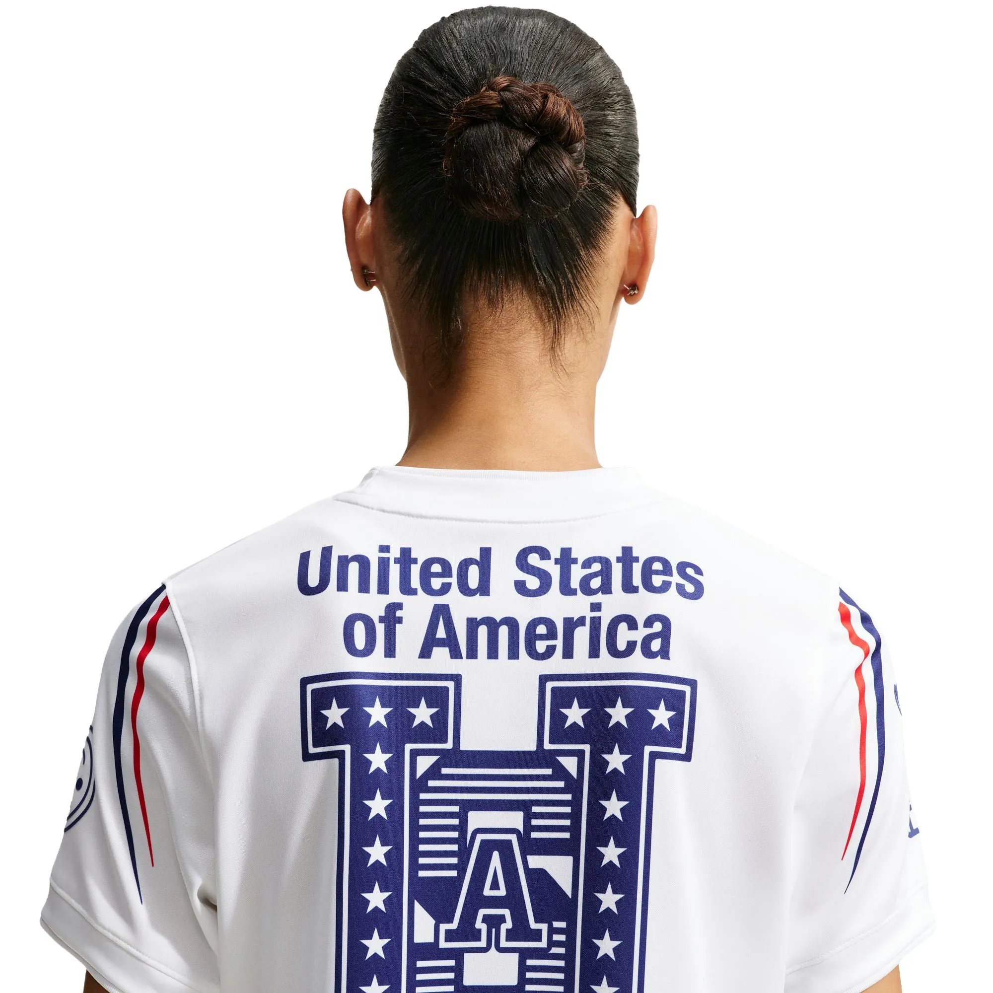 Womens Nike x V.A.A. SS Soccer Top 'White' sold by ROOTED product image thumbnail 2