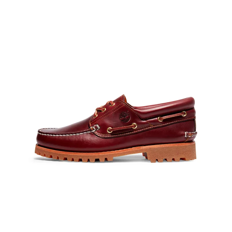 Timberland Authentic Boat Shoe 'Burgundy' made by Timberland