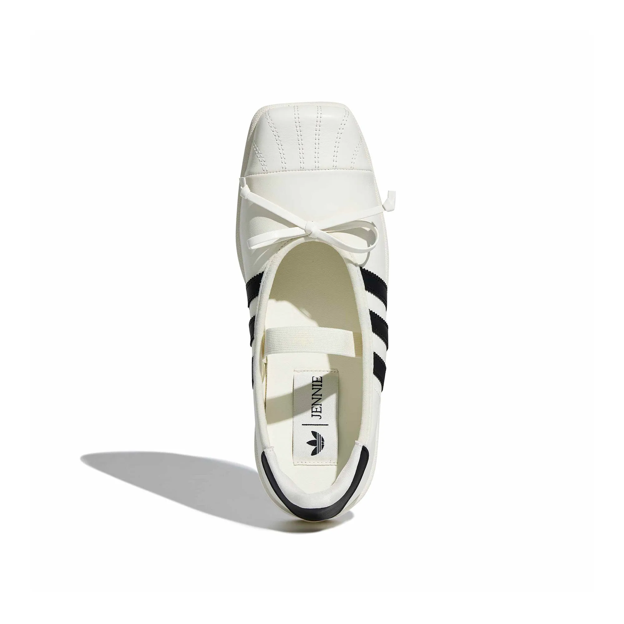 Womens adidas x JENNIE Superstar SQ Ballet 'White/Black' sold by ROOTED product image thumbnail 3