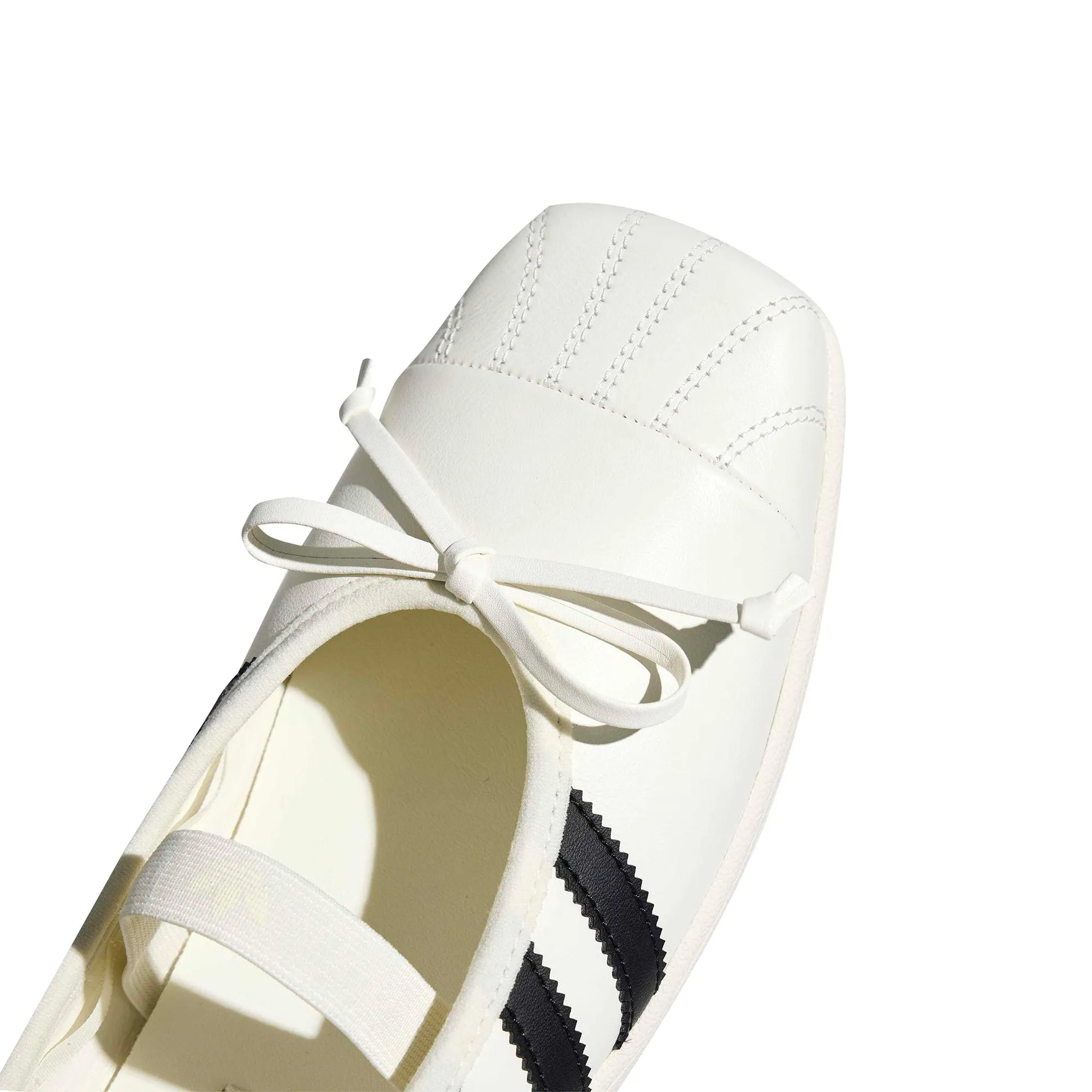 Womens adidas x JENNIE Superstar SQ Ballet 'White/Black' sold by ROOTED product image thumbnail 4