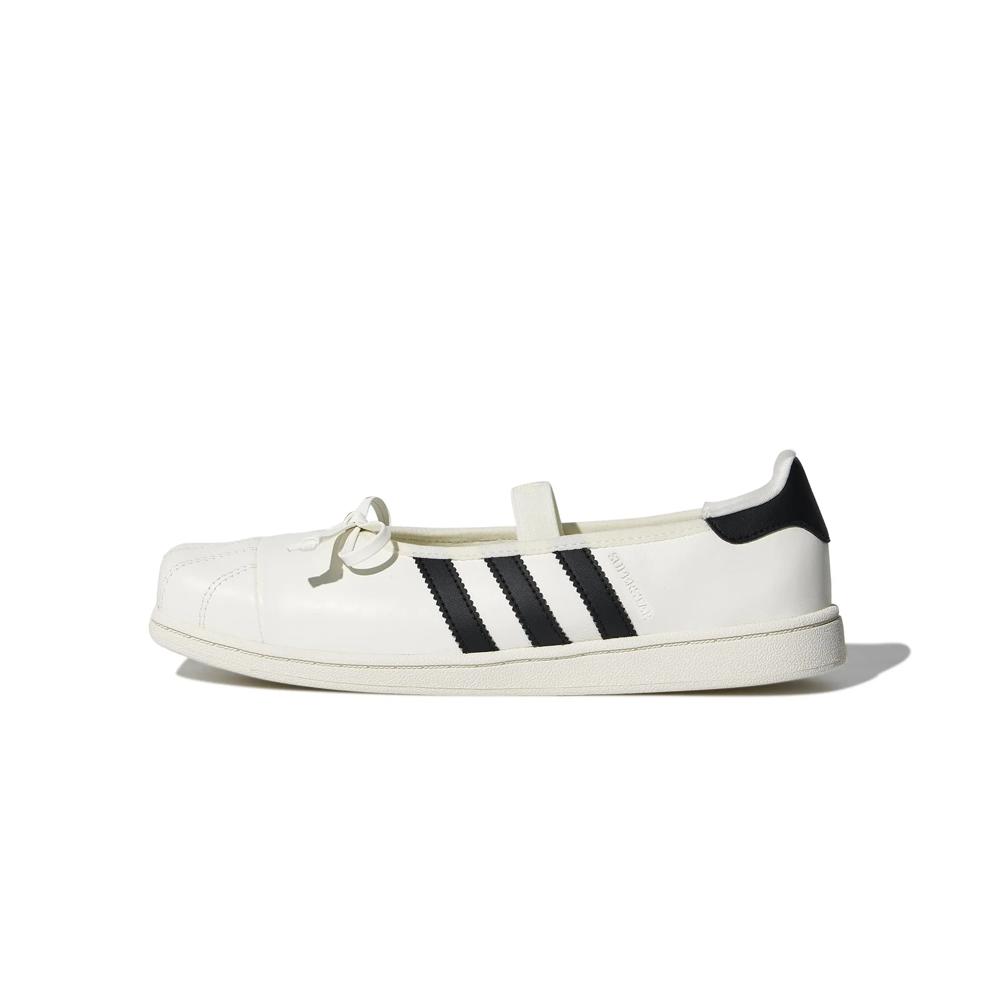 Womens adidas x JENNIE Superstar SQ Ballet 'White/Black' sold by ROOTED