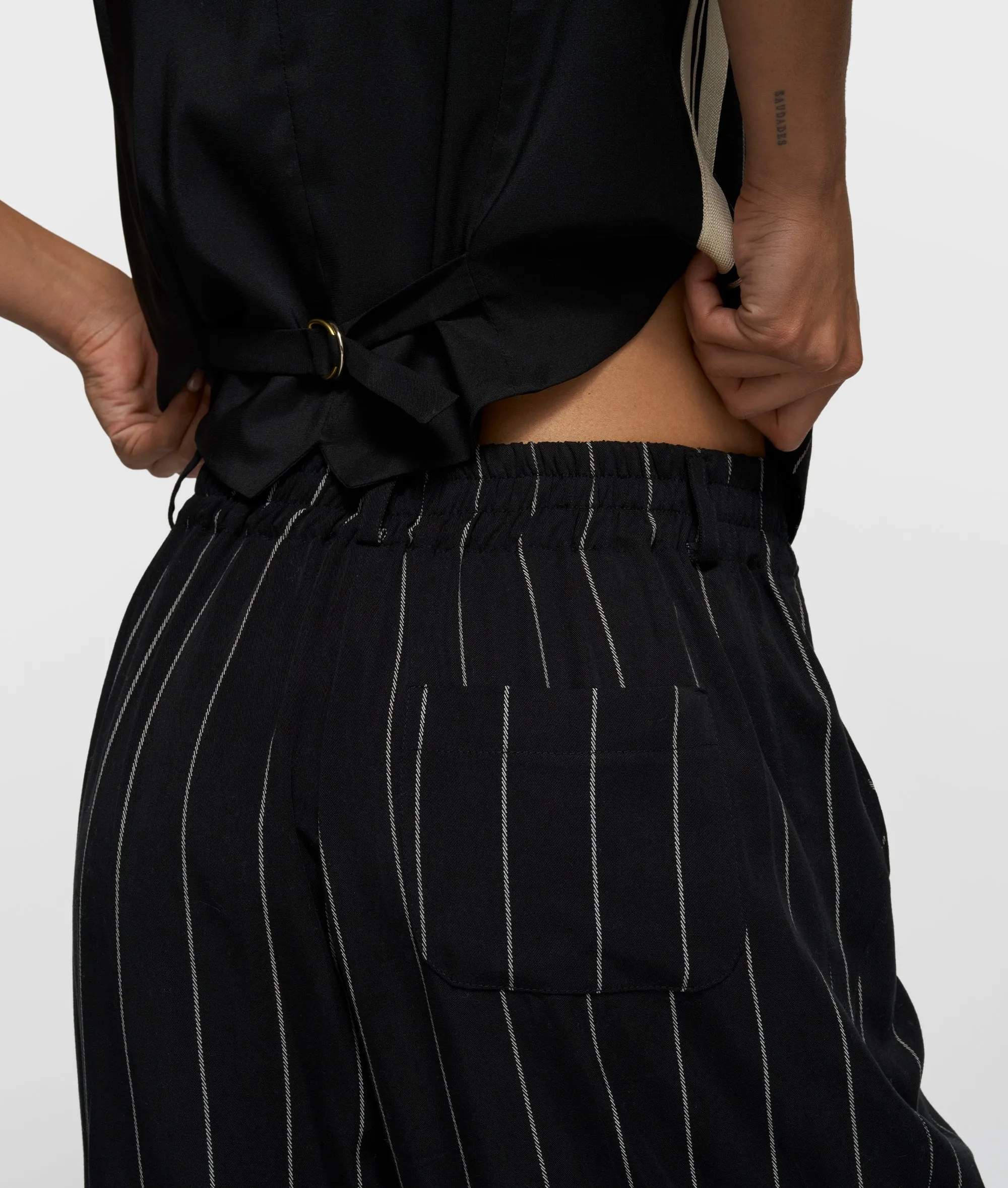 pants pinstripe | black sold by 10days product image thumbnail 5