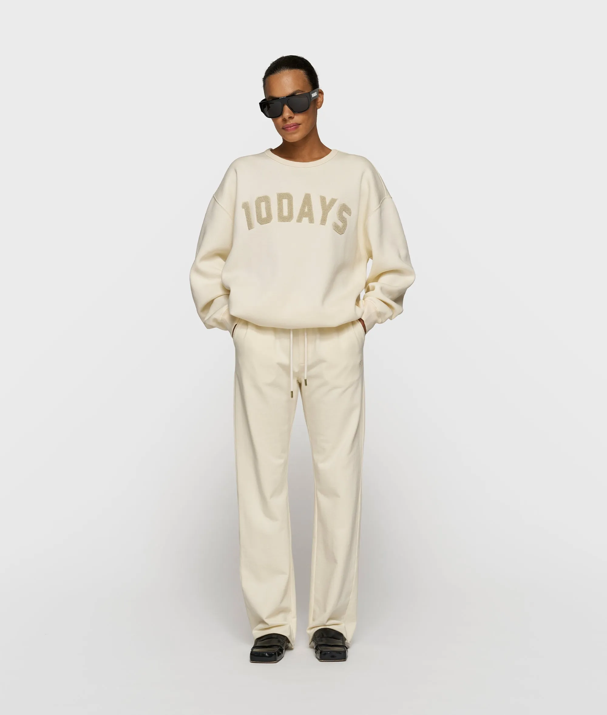 statement sweater | soft vanilla sold by 10days product image thumbnail 3