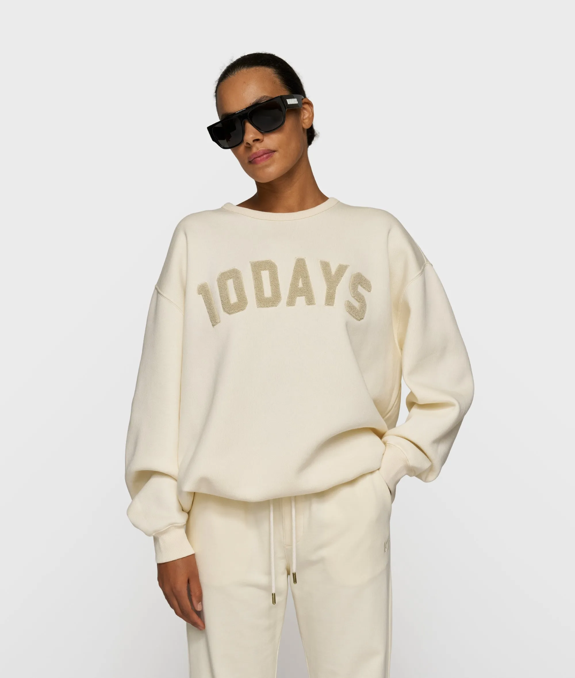 statement sweater | soft vanilla sold by 10days