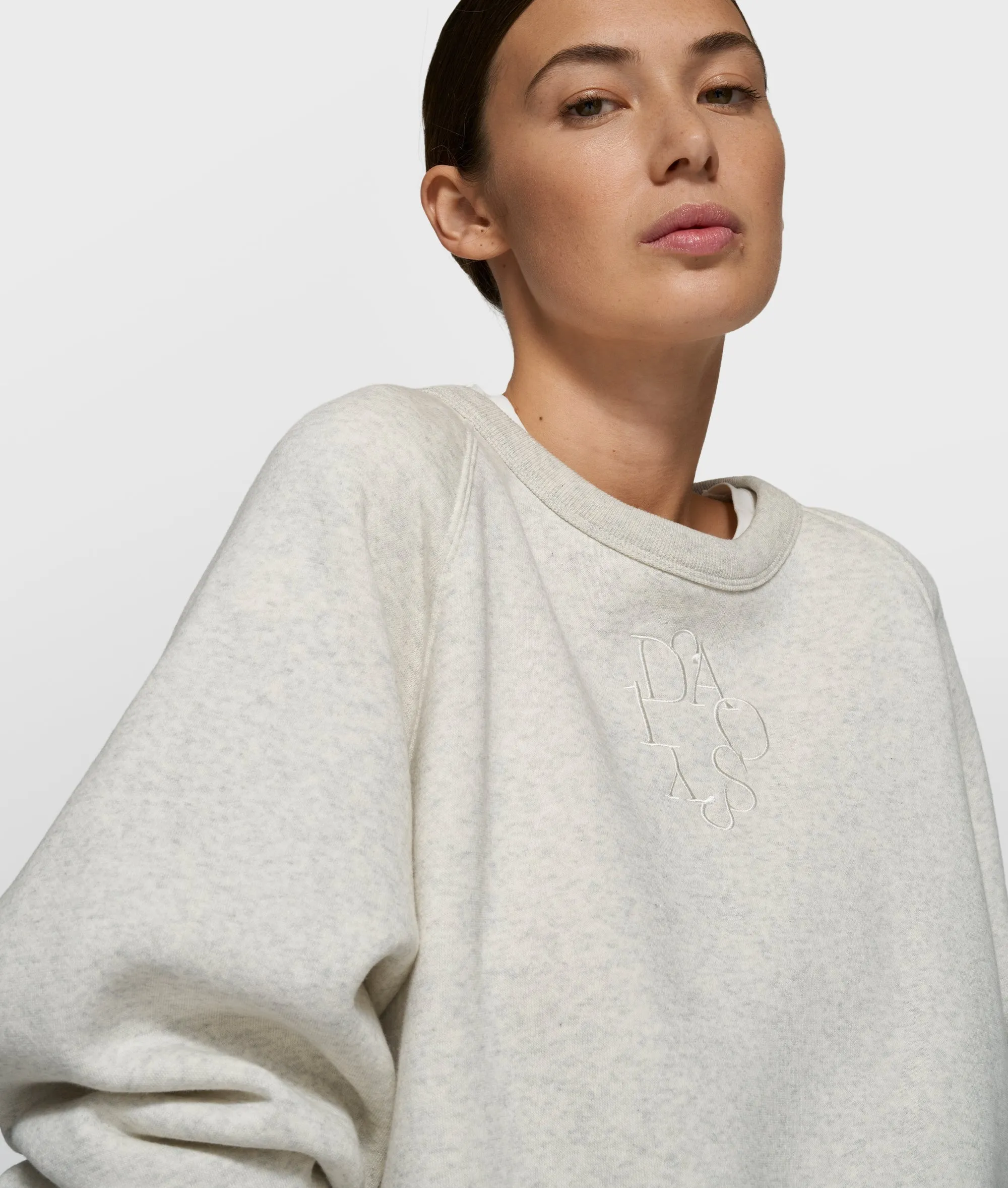 a-symmetric sweater | soft white melee sold by 10days product image thumbnail 5