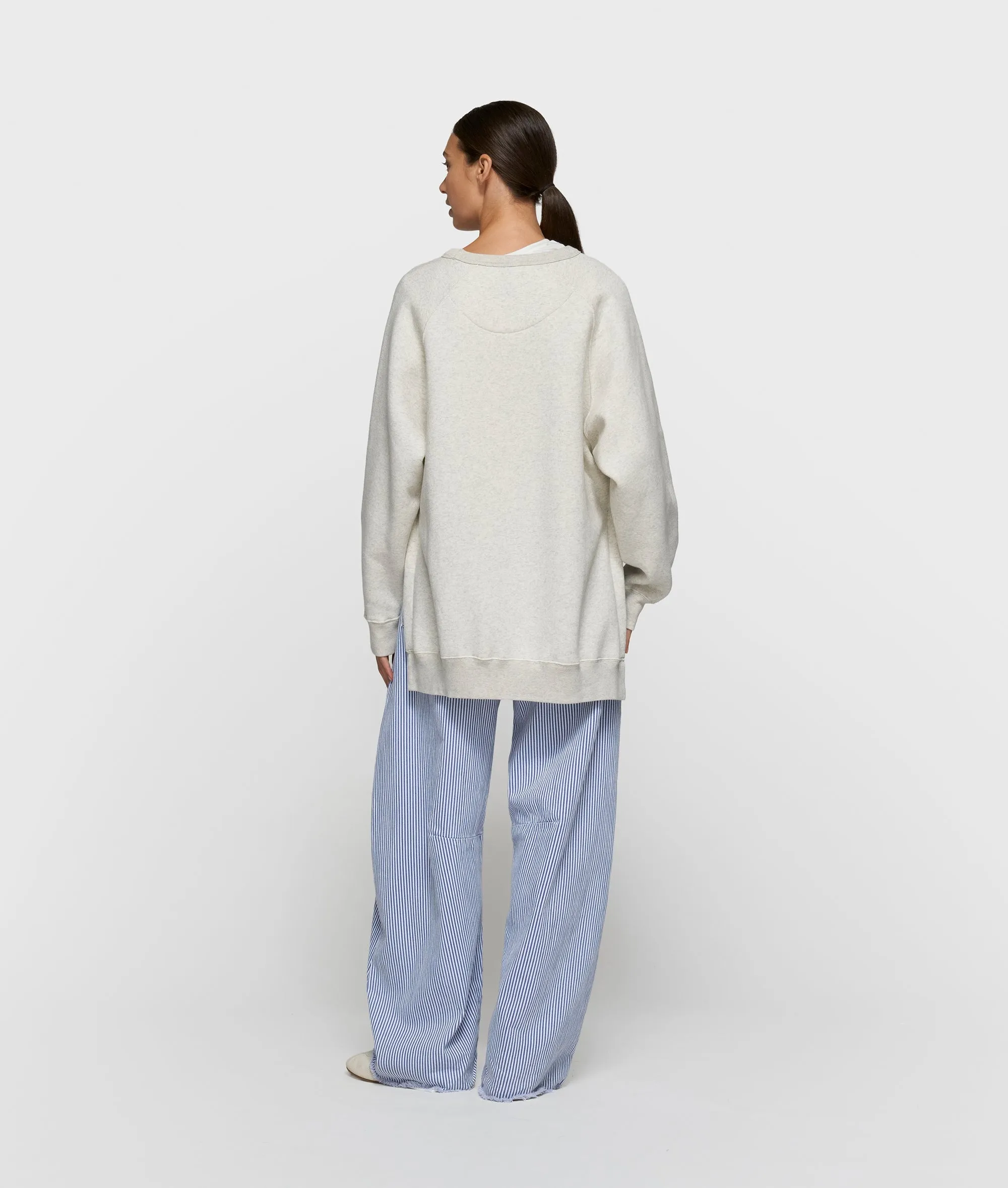 a-symmetric sweater | soft white melee sold by 10days product image thumbnail 4