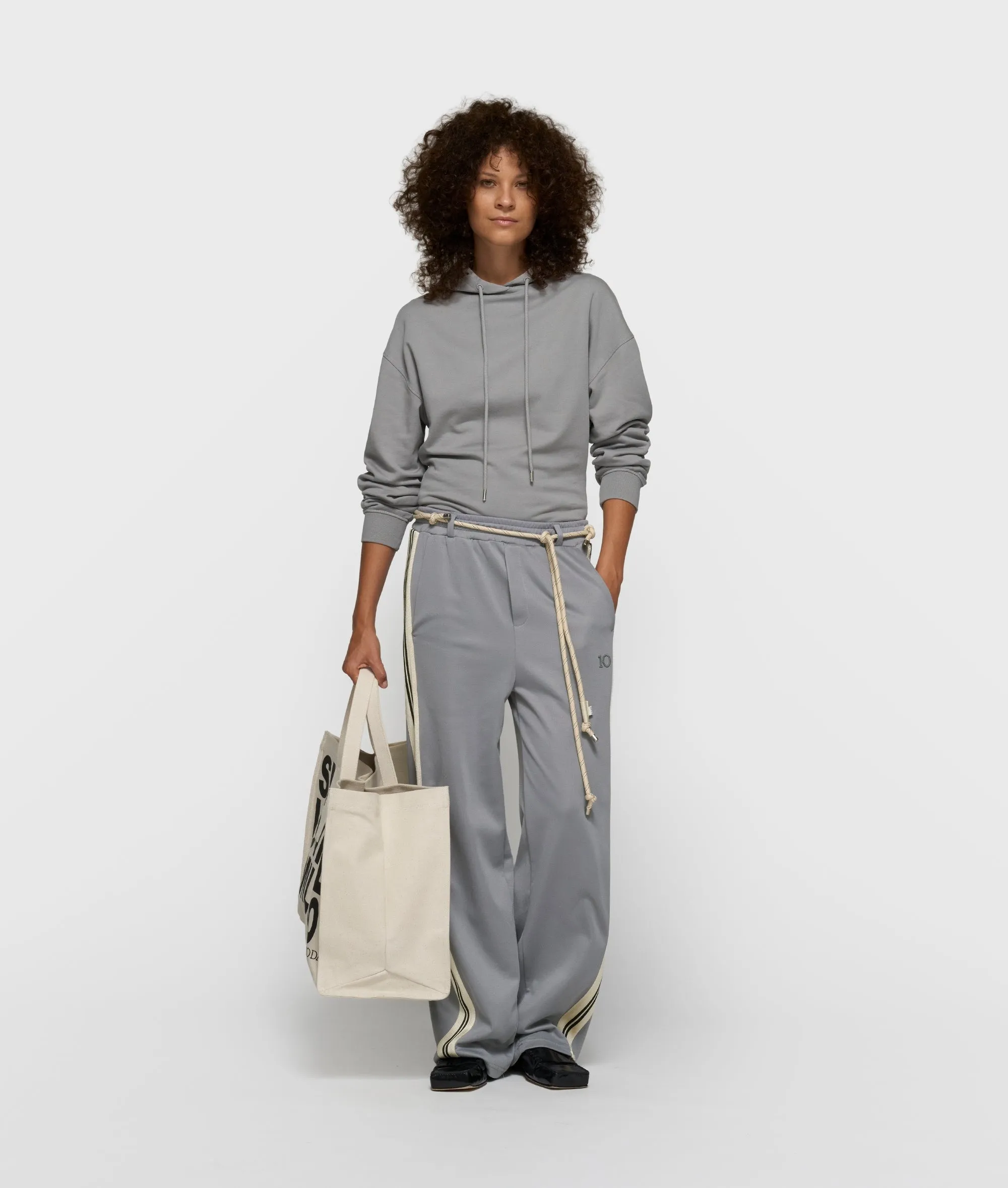 barrel track pants | light graphite sold by 10days