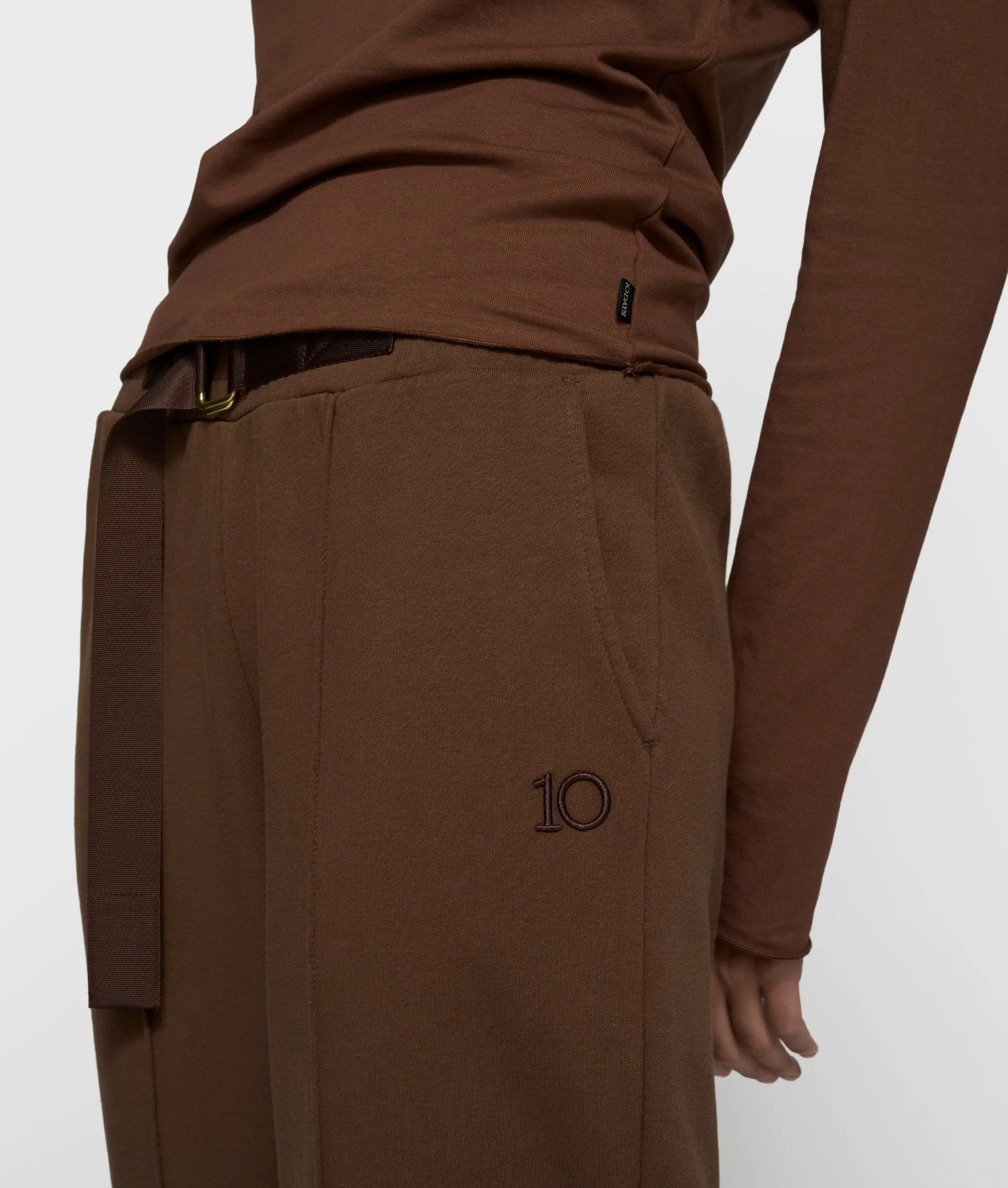 slim long sleeve tee | dark truffle sold by 10days product image thumbnail 5
