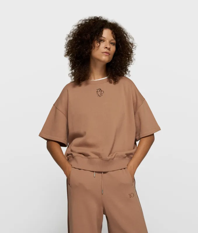 short sleeve sweater | fudge made by 10days