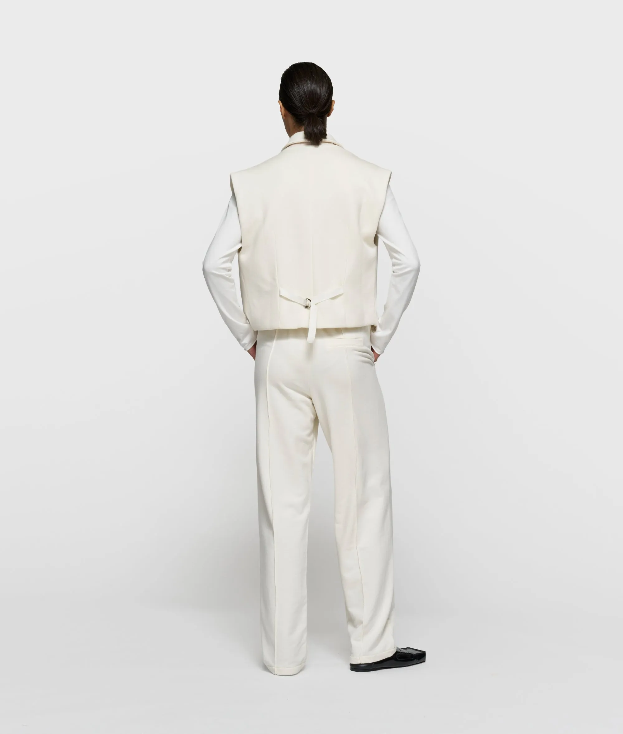 sleeveless blazer | pearl sold by 10days product image thumbnail 4