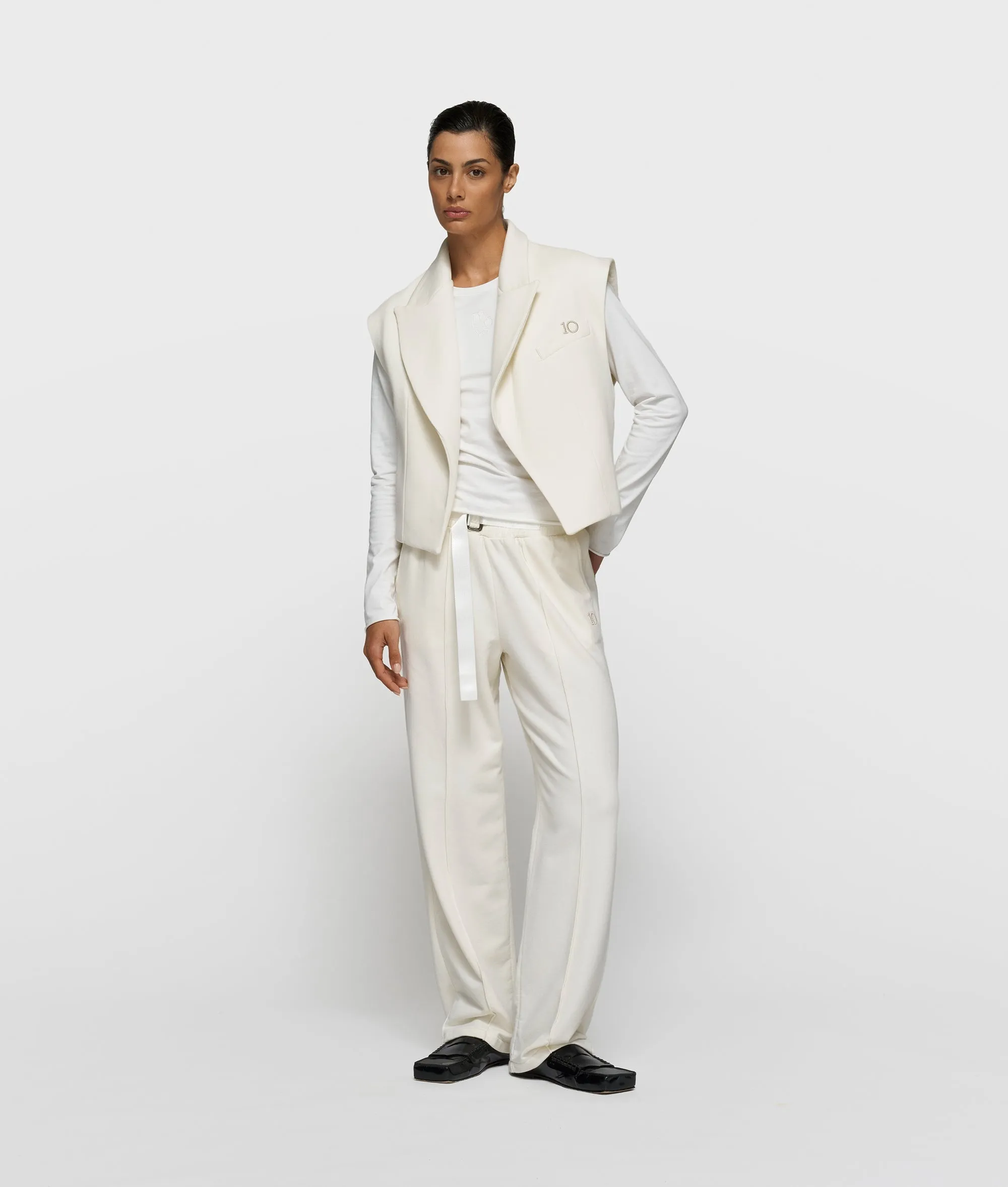 sleeveless blazer | pearl sold by 10days product image thumbnail 3