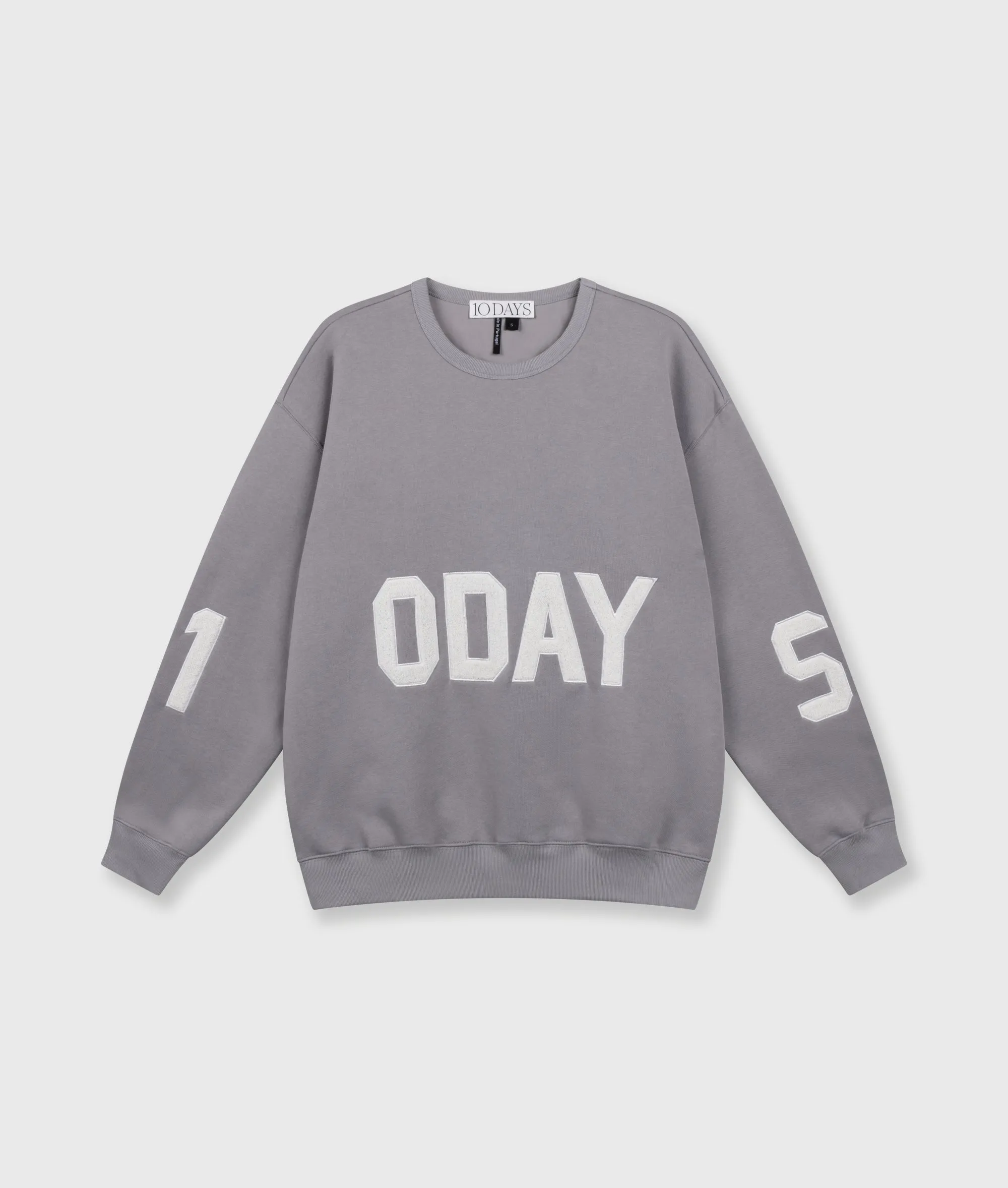statement sweater logo | light graphite sold by 10days