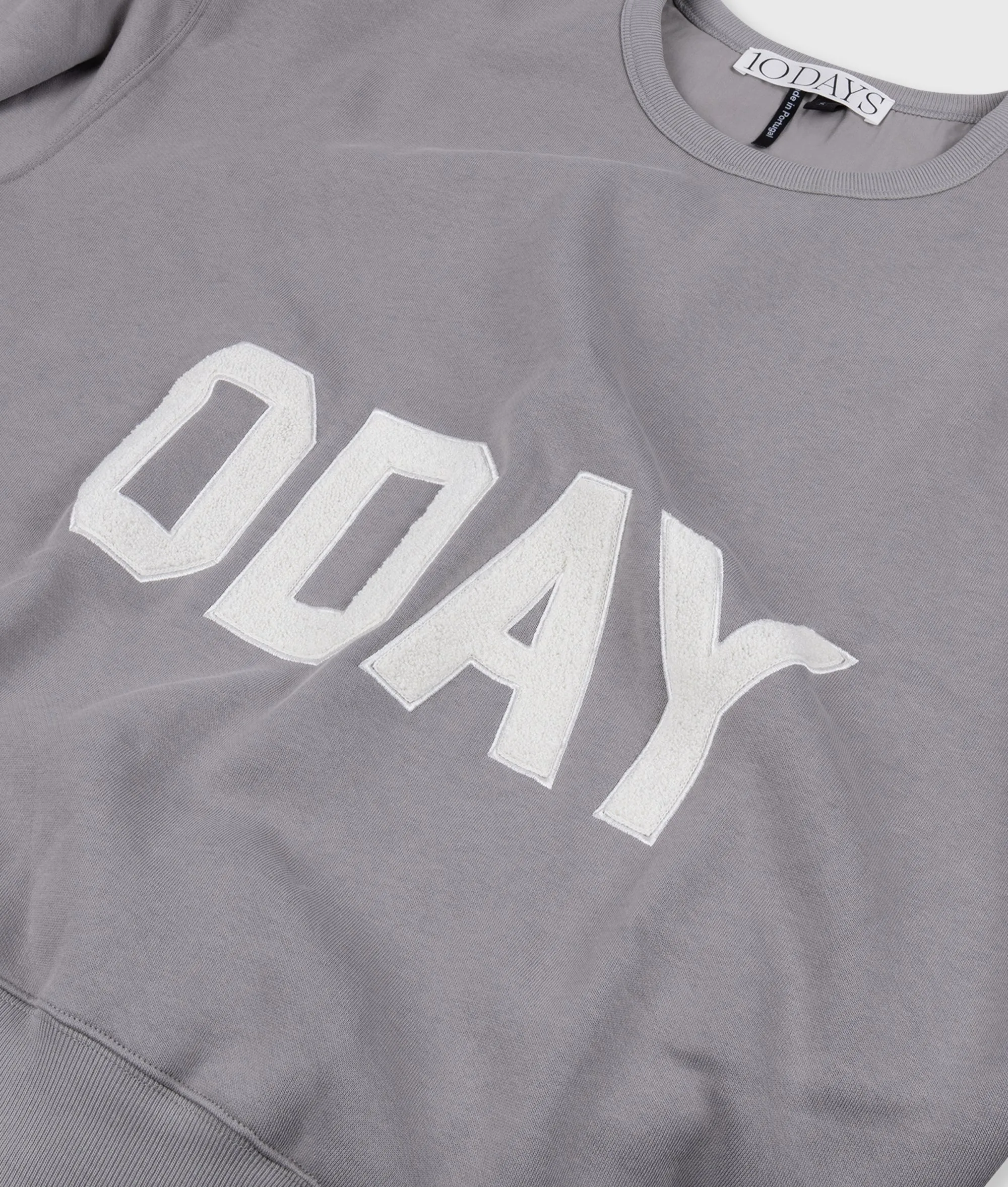 statement sweater logo | light graphite sold by 10days product image thumbnail 3
