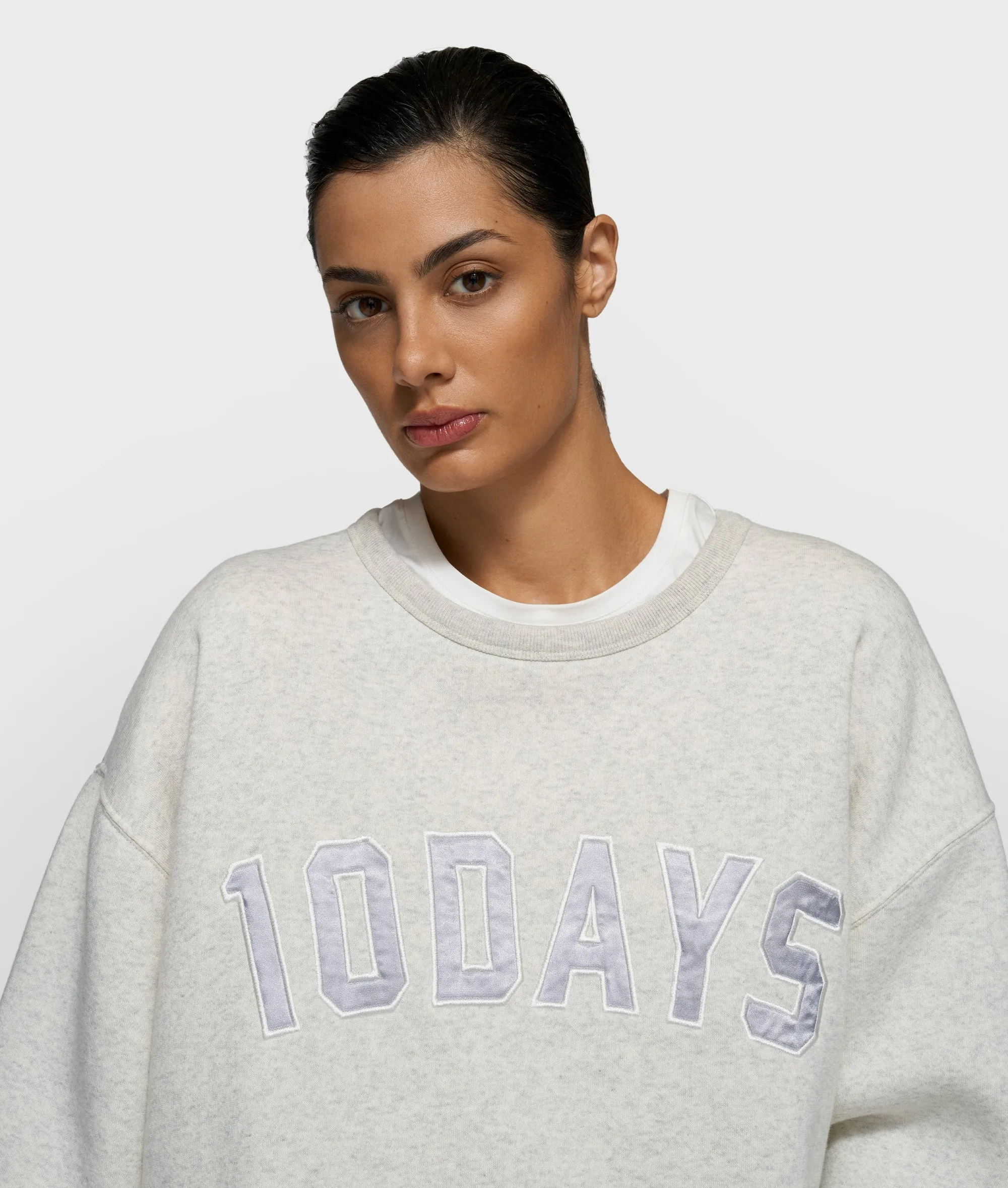 statement sweater | soft white melee sold by 10days product image thumbnail 2