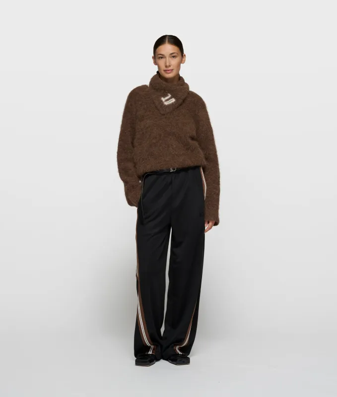 barrel track pants | black made by 10days