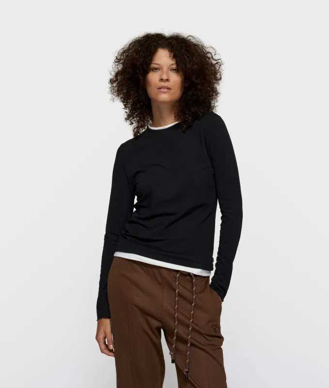 double long sleeve tee | black made by 10days