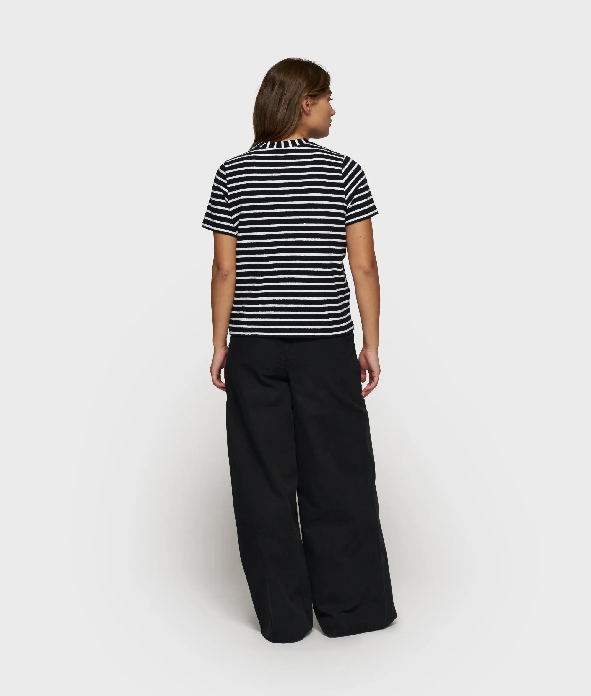 THE PETITE TEE STRIPES | black/white sold by 10days product image thumbnail 4
