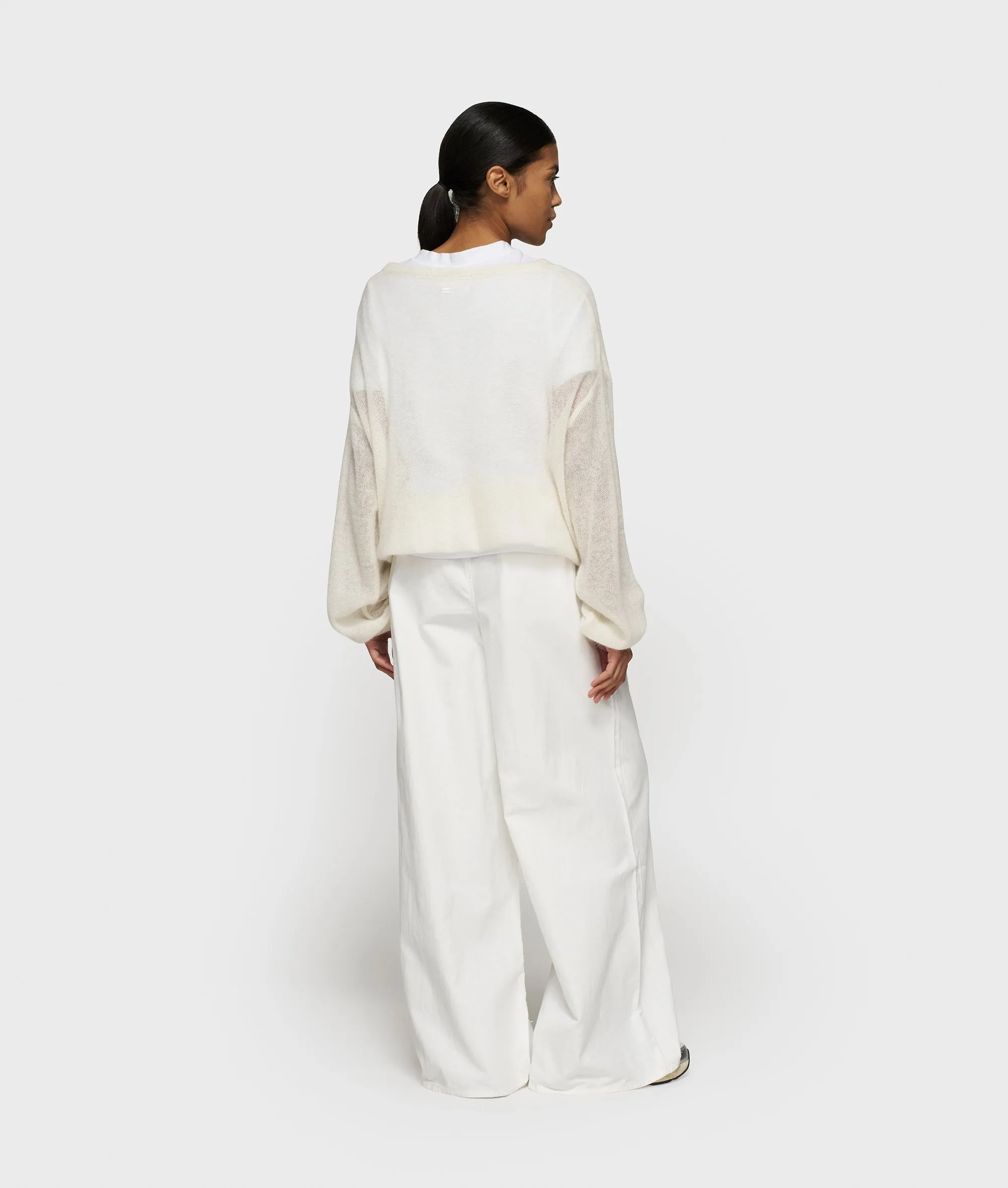 THE KNIT SWEATER | ecru sold by 10days product image thumbnail 4