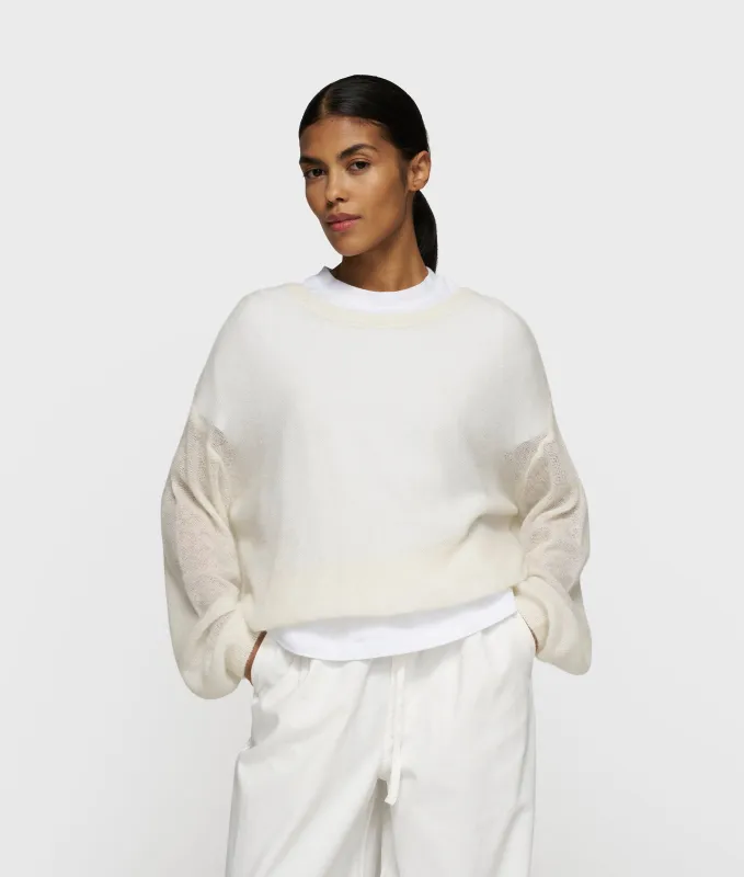 THE KNIT SWEATER | ecru made by 10days