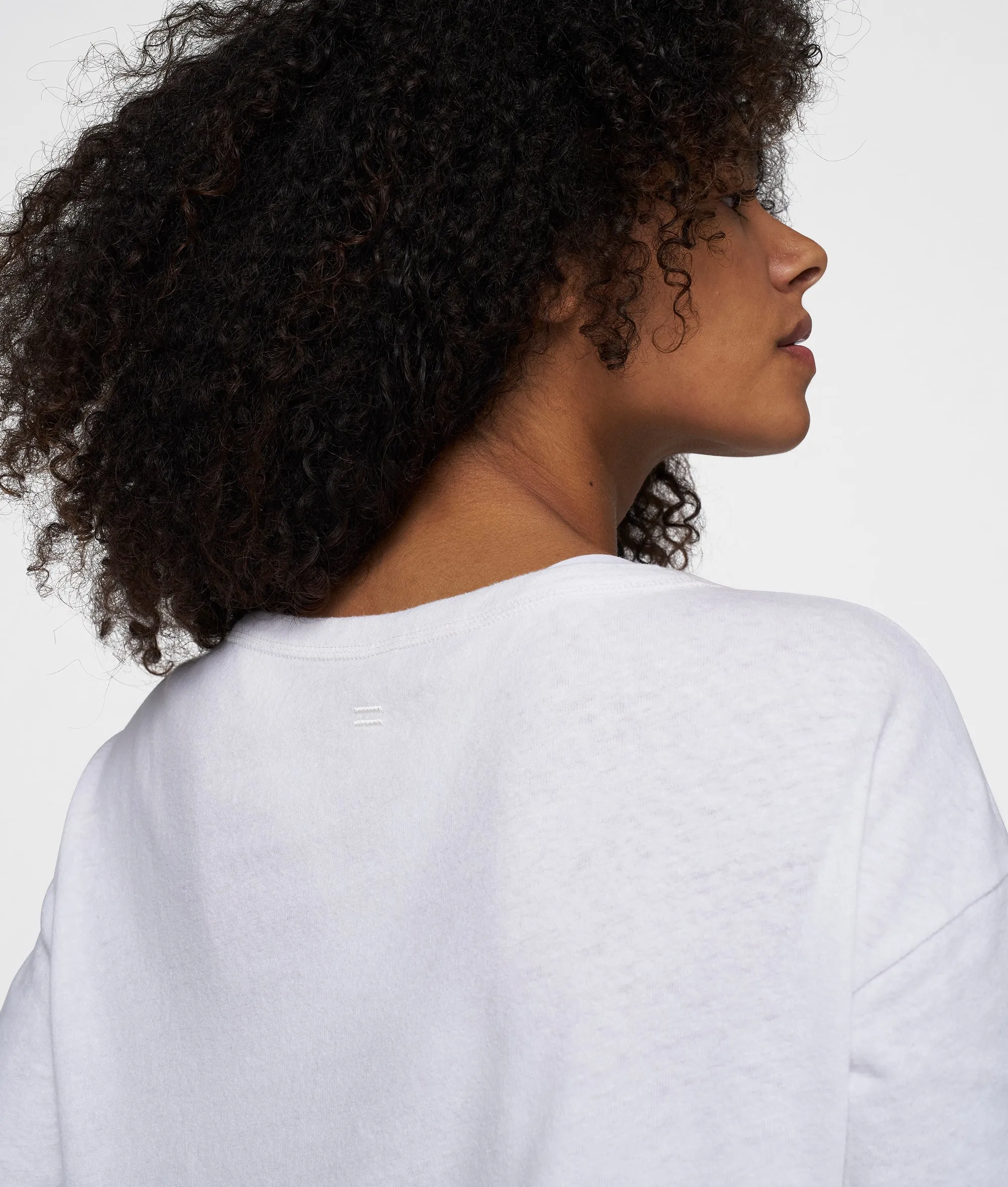 THE LONG SLEEVE TEE | white sold by 10days product image thumbnail 2