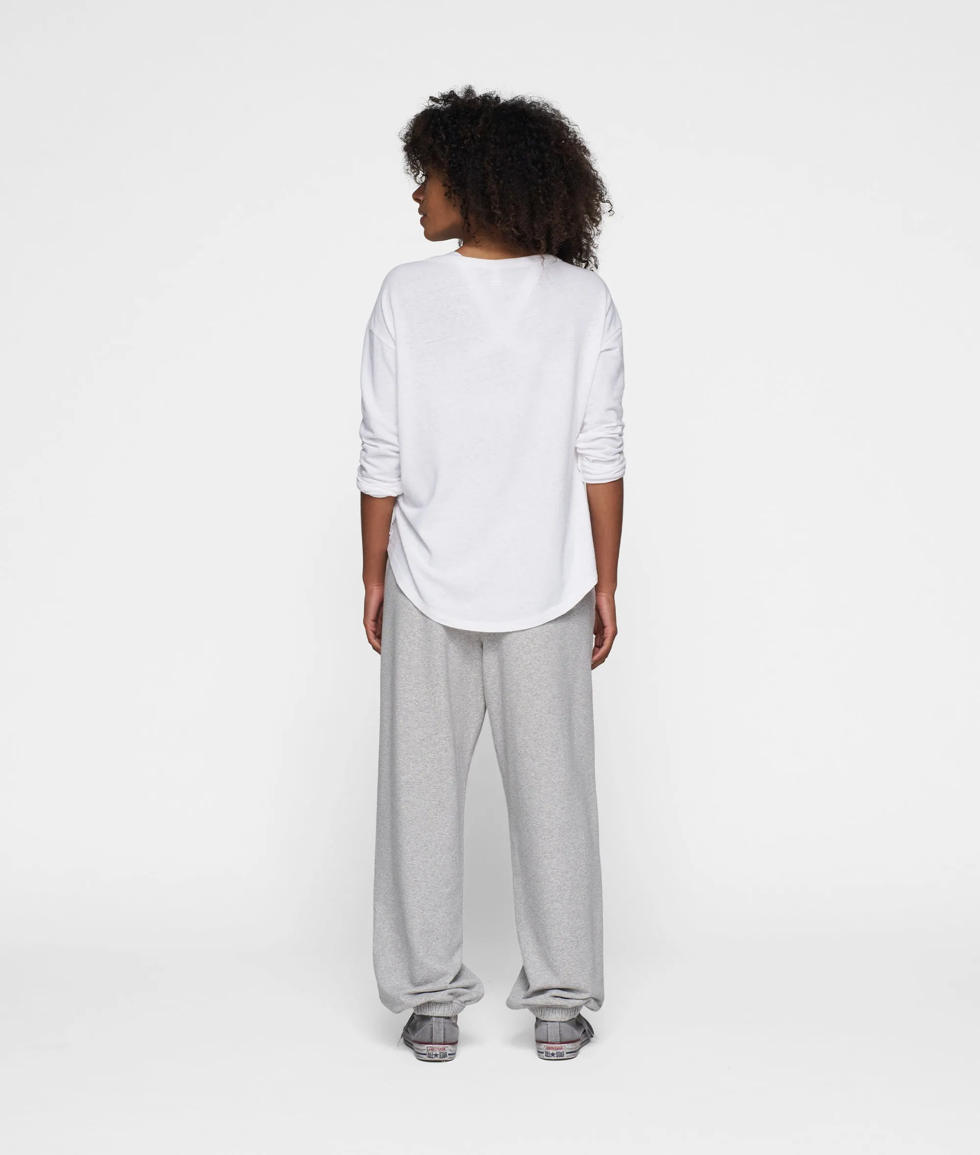 THE LONG SLEEVE TEE | white sold by 10days product image thumbnail 4