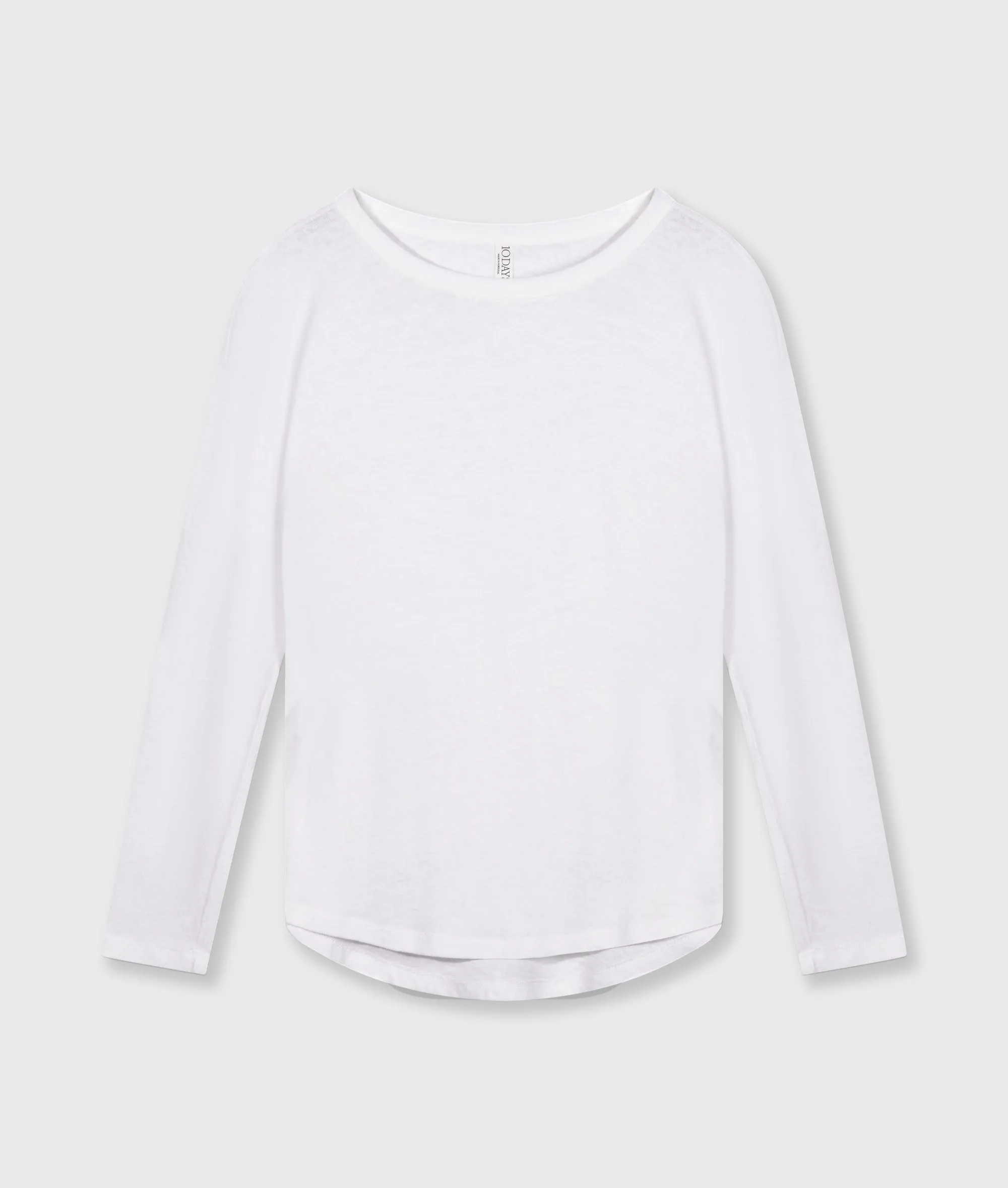 THE LONG SLEEVE TEE | white sold by 10days product image thumbnail 5