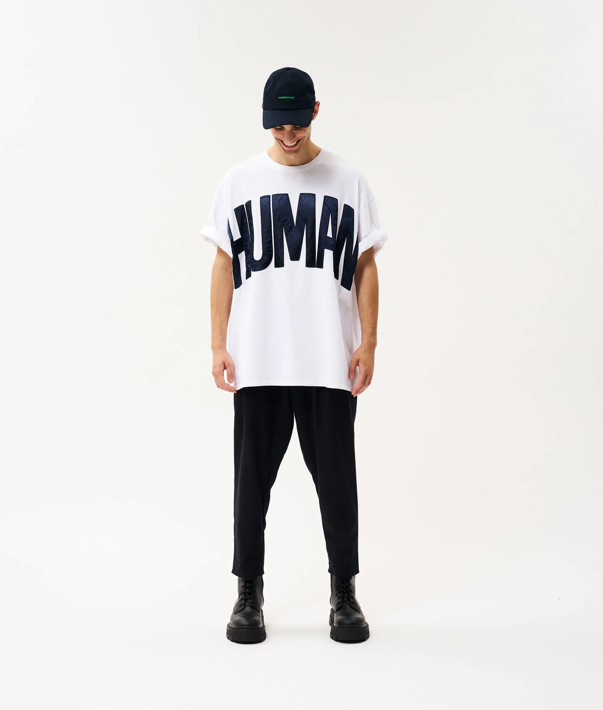 Human heavy jersey tee | white sold by 10days