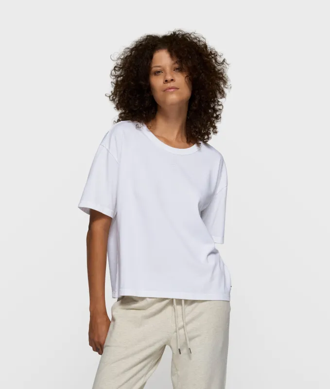 THE THICK COTTON TEE | white made by 10days