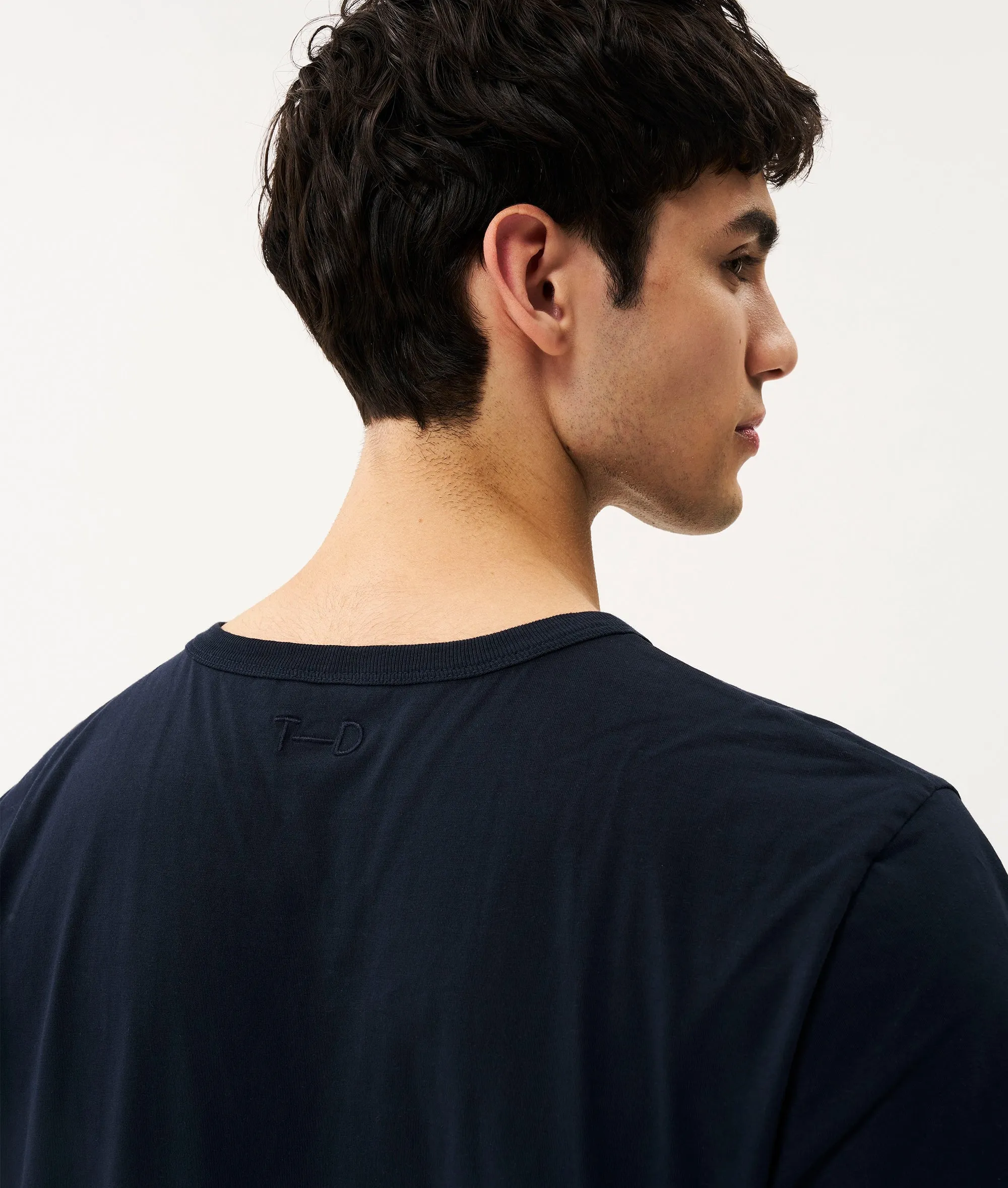 Vince cotton tee | dark blue sold by 10days product image thumbnail 2