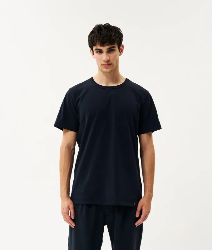 Vince cotton tee | dark blue made by 10days