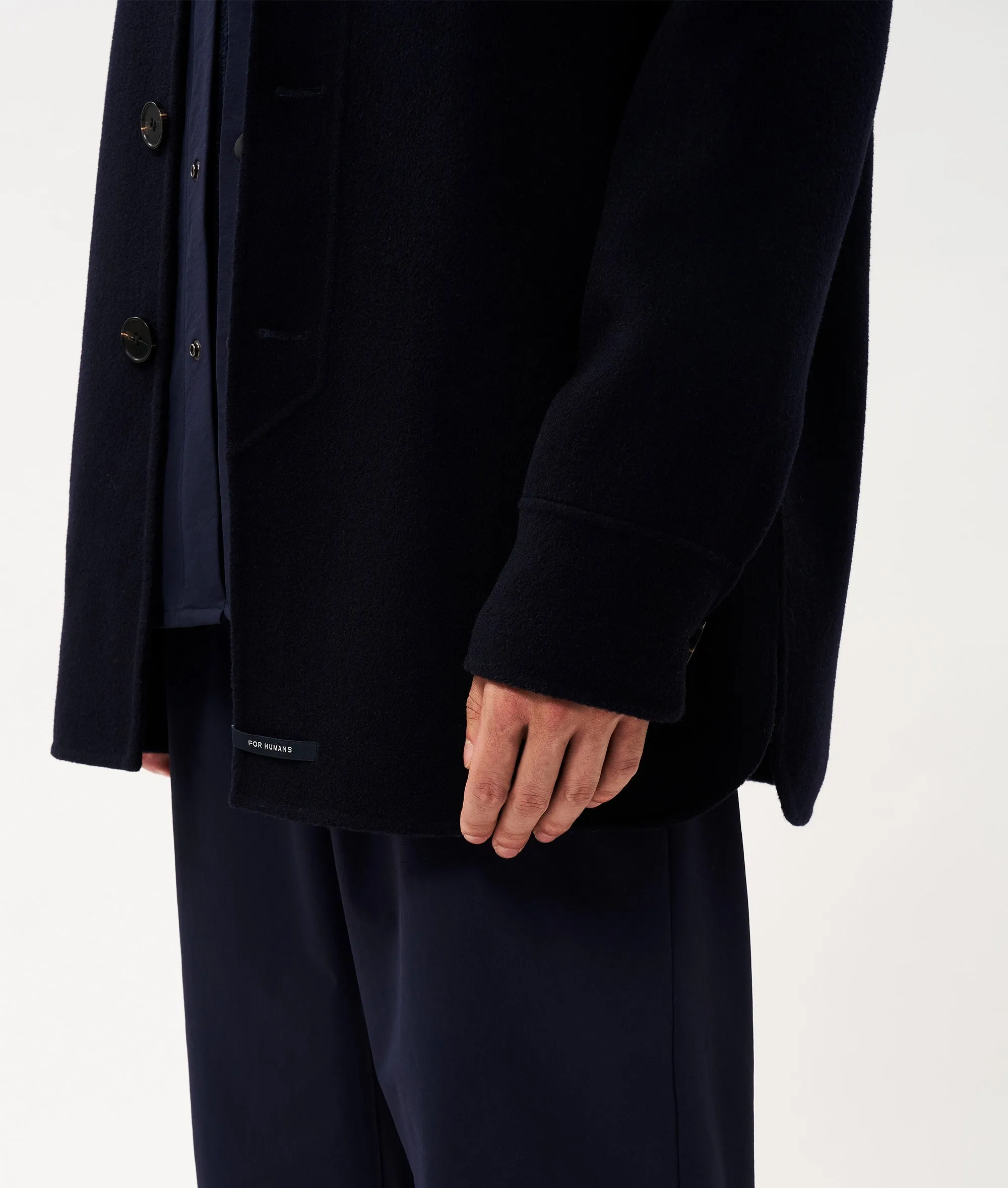 Harper soft wool jacket | dark blue sold by 10days product image thumbnail 5