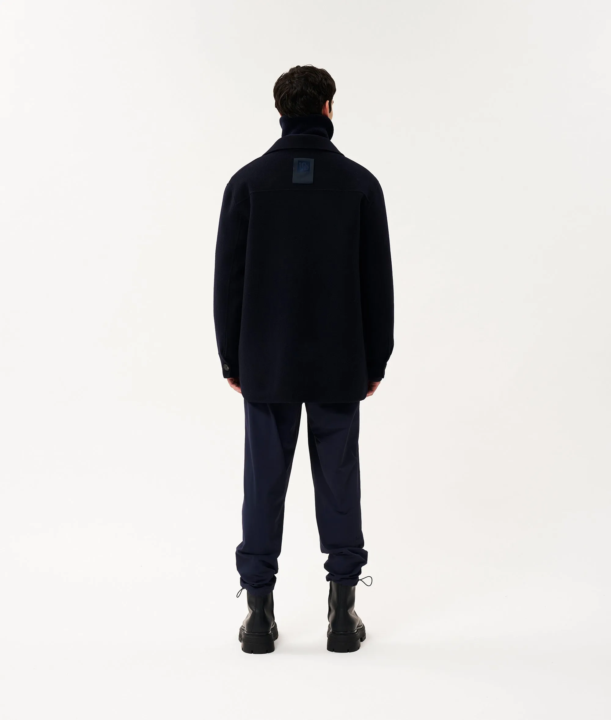 Harper soft wool jacket | dark blue sold by 10days product image thumbnail 4
